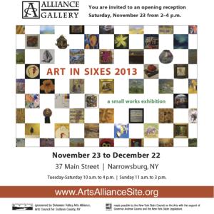 Carla Strozzieri partecipa a in Sixes 2013 selezionato mostra d'art