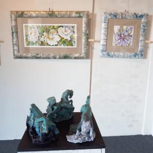 EFFETTO ACQUA, ACQUERELLI E SCULTURE A PALAZZO DUCALE