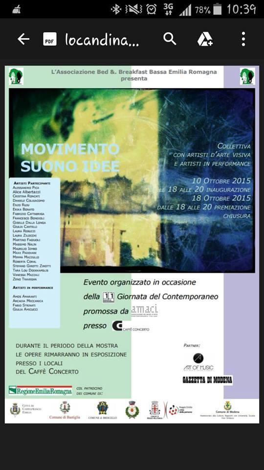 MOVIMENTO SUONI IDEE - Giornata del Contemporaneo - 11. ed.