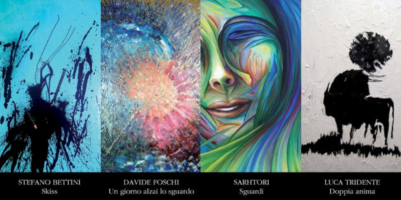 Mostra personale di Luca Tridente, Davide Foschi, Sarhtori, Stefano Bettini