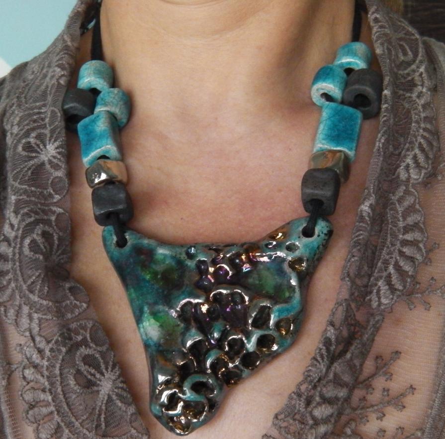 composizione RAKU - collana