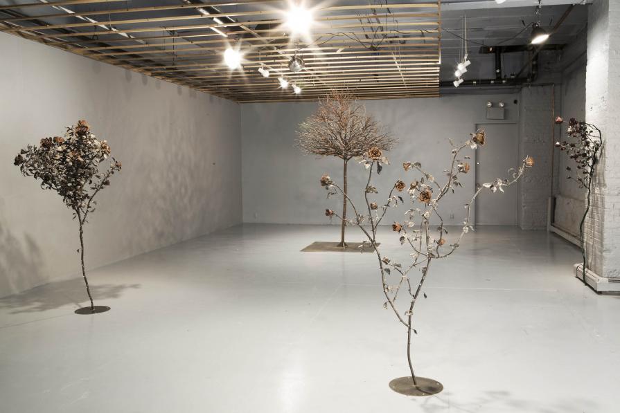 Steel & Roses, solo exhibition at 5 Myles Gallery, New York