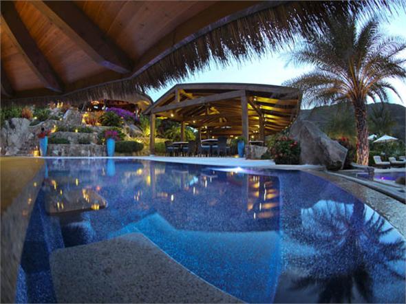 Infinity edge carribbean resort pool