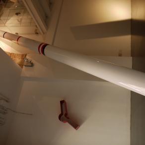 BLACK AND WHITE MEET RED