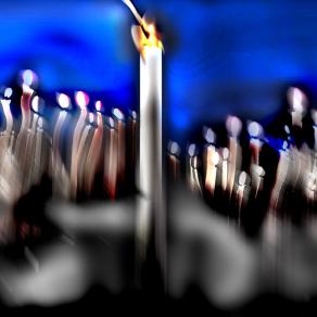 la vita accende la morte,la morte attende la vita,in ognuno di noi scocca la fiamma della vita creata per spegnersi..ma lo spegnersi è condizione indi