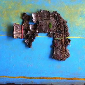 Teresa Pereyra (Argentina) Strati arcaici - tecnica mista tela - 70 x 50