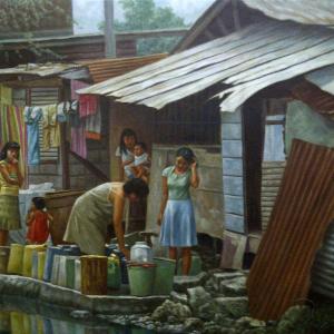 Pila-Balde (Queue for Water)