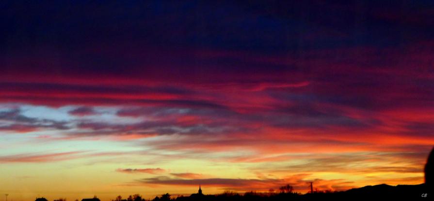 Dans le train un soir d'hiver...