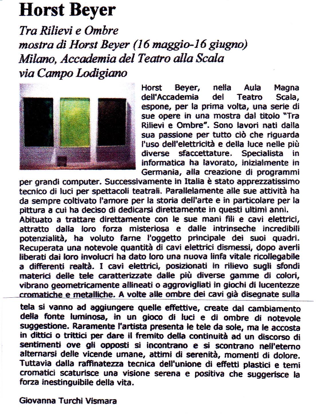 Critic on "La Domenica del Corriere"