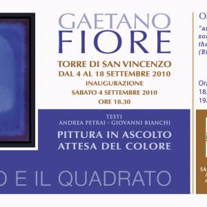 LISTENING PAINTING, WAITING FOR THE COLOR - Torre di San Vincenzo - Livorno