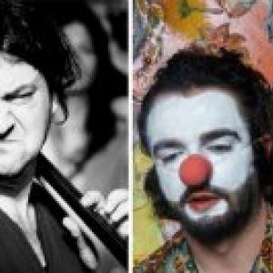 Pittura in chiave di violoncello - Performance di  Orodè Deoro & Redi Hasa