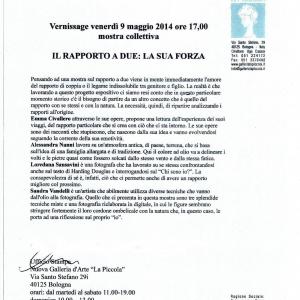 " Il rapporto a due: la sua forza! "