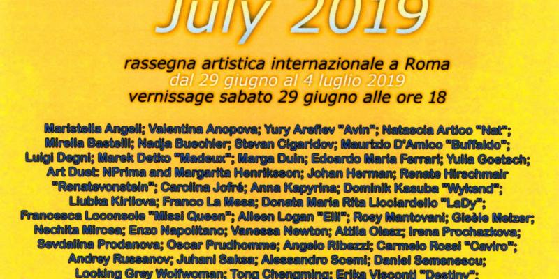 Maristella Angeli, espone un suo dipinto a “Art in Rome July 2019” Maristella Angeli, espone un suo dipinto a “Art in Rome July 2019”