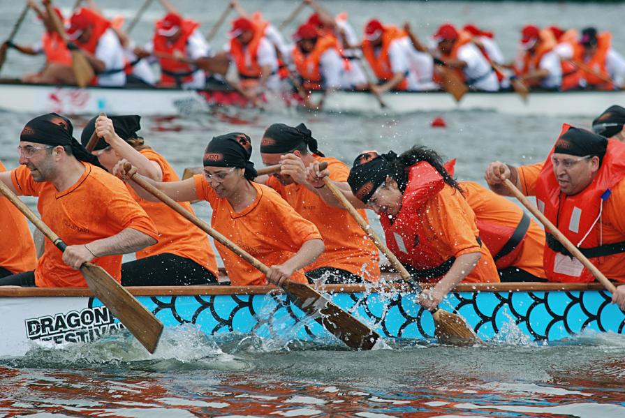 Boat racing in Golden Horn