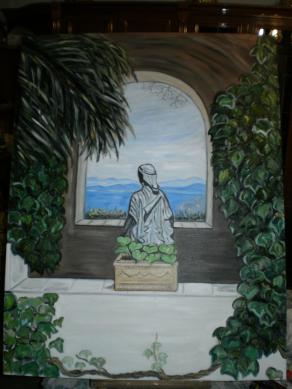 Statua di Diana a Villa San Michele a Capri