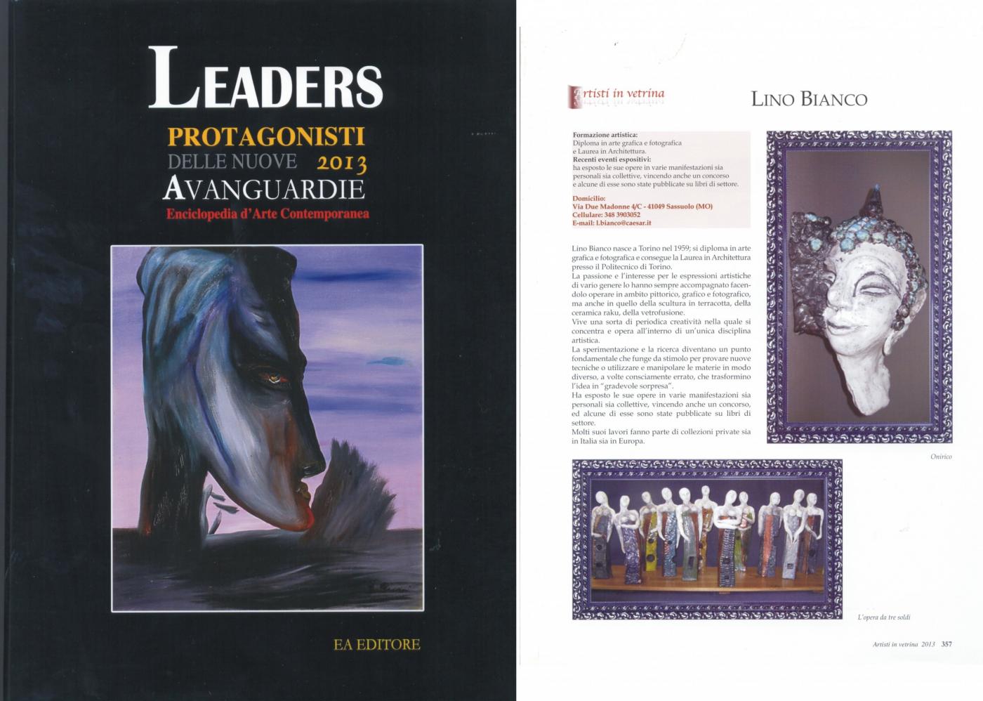 Leaders. Protagonisti delle nuove Avanguardie 2013 (Enciclopedia d'Arte Contemporanea
