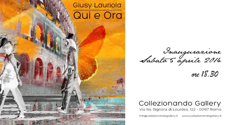 mostra personale "Qui e Ora" a cura di Ada Egidio