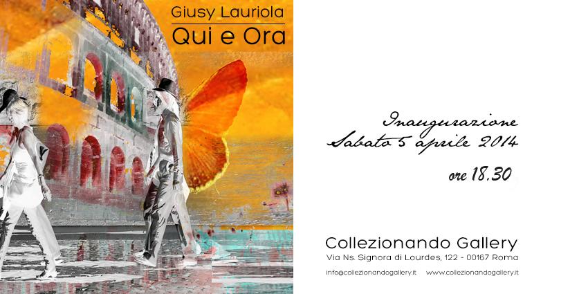 mostra personale "Qui e Ora" a cura di Ada Egidio