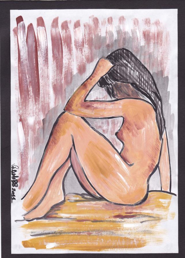 Mini_Picture su carta (SERIE PITTORICA NUDI)