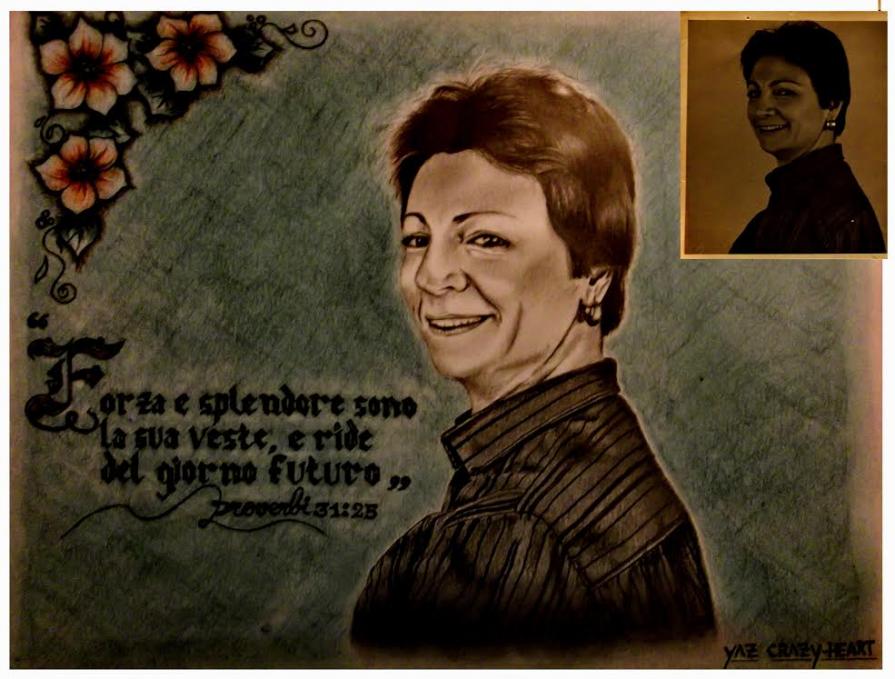 Riproduzione a matita da fotografia