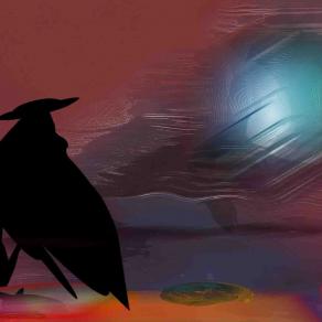 Wild West Men on sunset