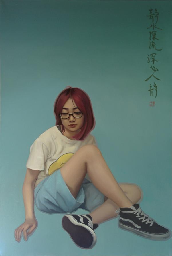 sopra fiume silenzio, sotto fiume scorre. la persona sopra silenzio, ma non sa che si pensa