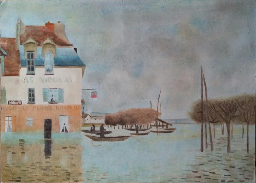 Alfred Sisley, inondazione a Port-Marly