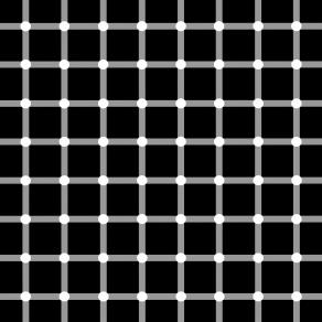 64 black dots that don't exist but in your mind.