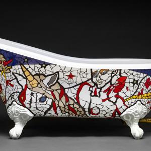 LIGHT MY FIRE. Vasca d'artista Victoria+Albert. Limited edition