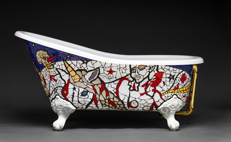 LIGHT MY FIRE. Vasca d'artista Victoria+Albert. Limited edition