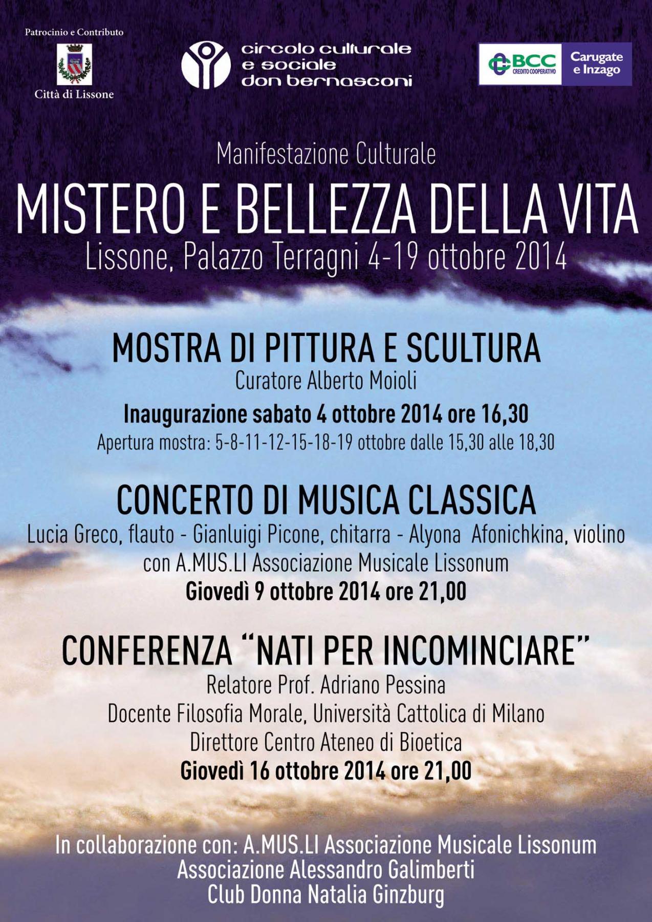 Mistero e bellezza della vita - a cura di Alberto Moioli