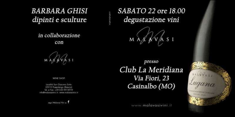 PERSONALE DI PITTURA E SCULTURA CON DEGUSTAZIONE VINI MALAVASI 