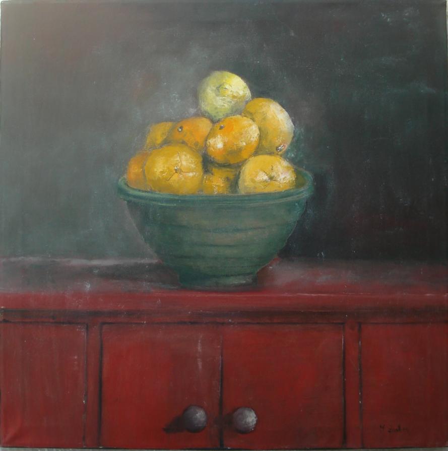 Monica Zambon - Agrumi su credenza Monica Zambon - Agrumi su credenza