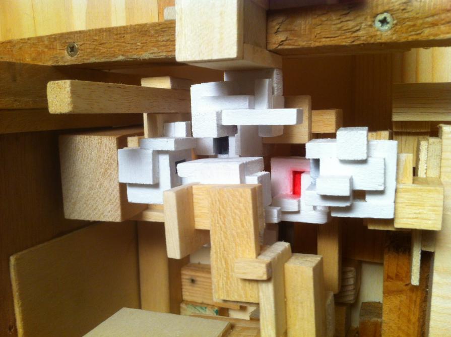 GMPR di legno (incompleta), particolare GMPR di legno (incompleta), particolare