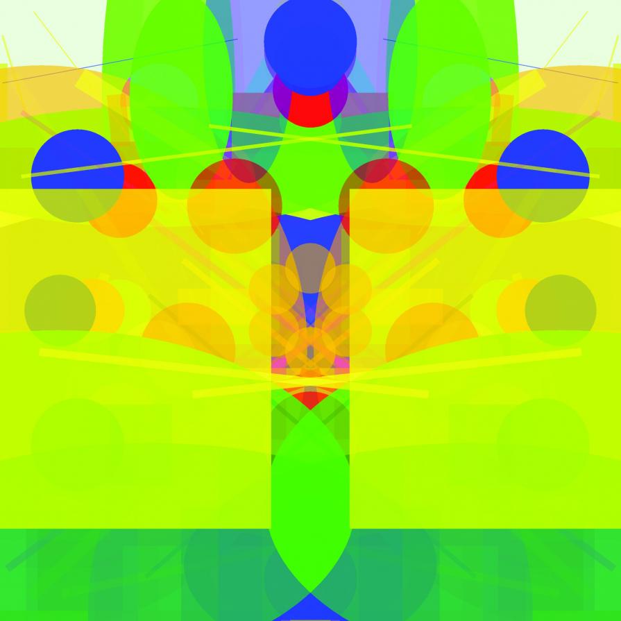 Structure in process – symmetrically, BGSym series, b-0178 Structure in process – symmetrically, BGSym series, b-0178