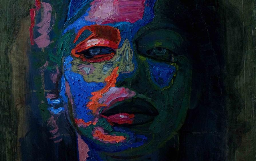 Fabio Modica | Marylin - mixed media on canvas - cm 165x100 | 63x47,2 inches - Bill Lowe Gallery - USA