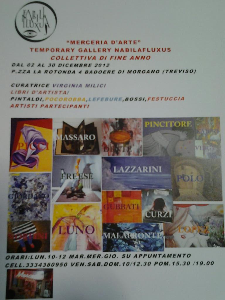 MOSTRA D'ARTE COLLETTIVA DI FINE ANNO 2012