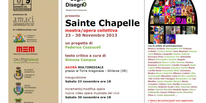 Sainte Chapelle group exhibition/work