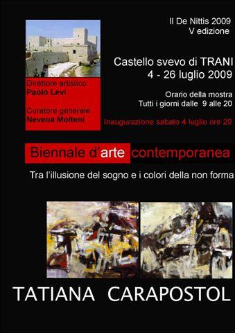 V Biennale d'arte contemporanea Il De Nittis