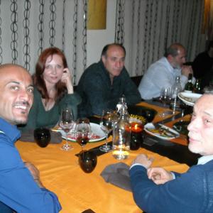 Foto della cena con artisti 31 marzo 2012
