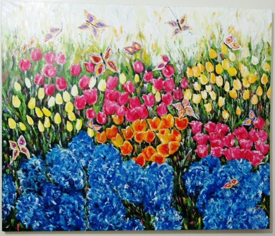 Jardim Tulipas e Borboletas