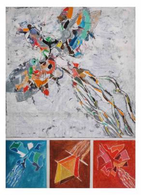 Senza titolo (Aquilone con Predelle)