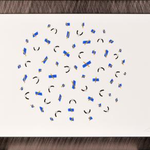 Acrilico nr. 655 - Nada-Bindu circle