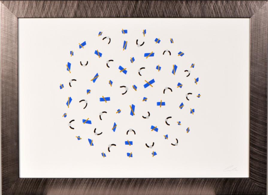 Acrilico nr. 655 - Nada-Bindu circle