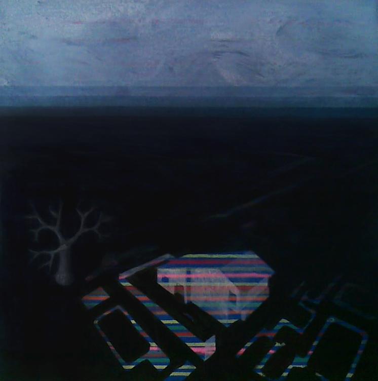 autoritratto dentro casa