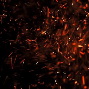 De bern ha it fjoer oanstutsen