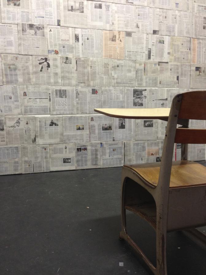 Girls' School. Installation with Florida Serial Killer Series