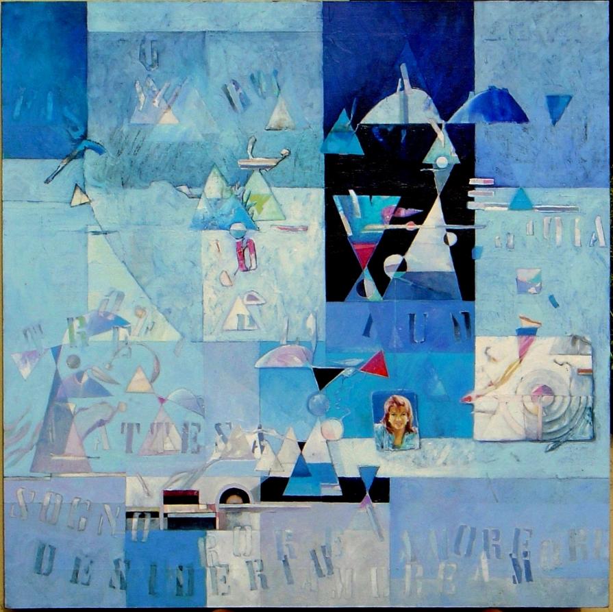 2004-O.C.R. - 79X79 - Olio su tela