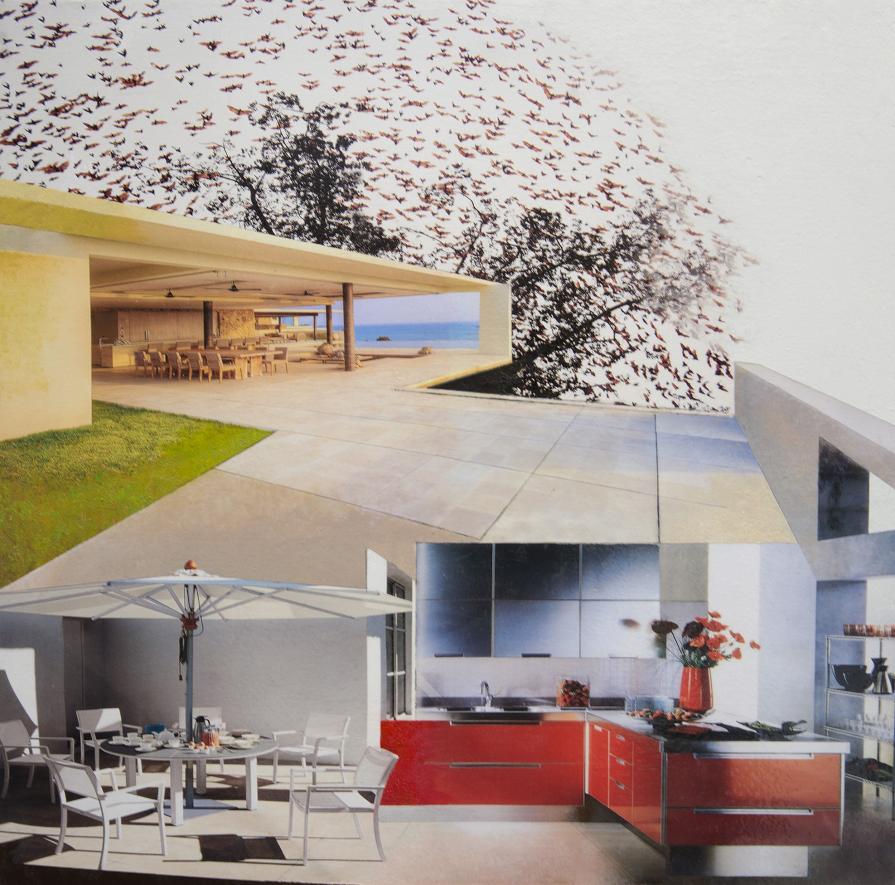 The Swarm 2016 – 66 x 66cms 