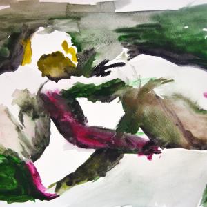 Wrestling in Watercolor 2